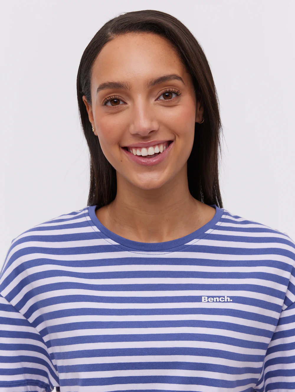 Aife Oversize Stripe T-Shirt - Blue - Image 3