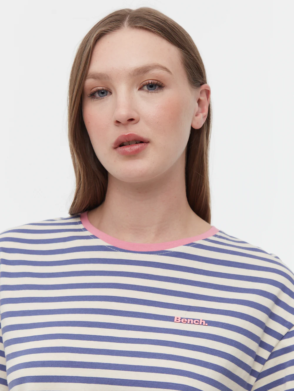 Aife Oversize Stripe T-Shirt - Blue - Image 3