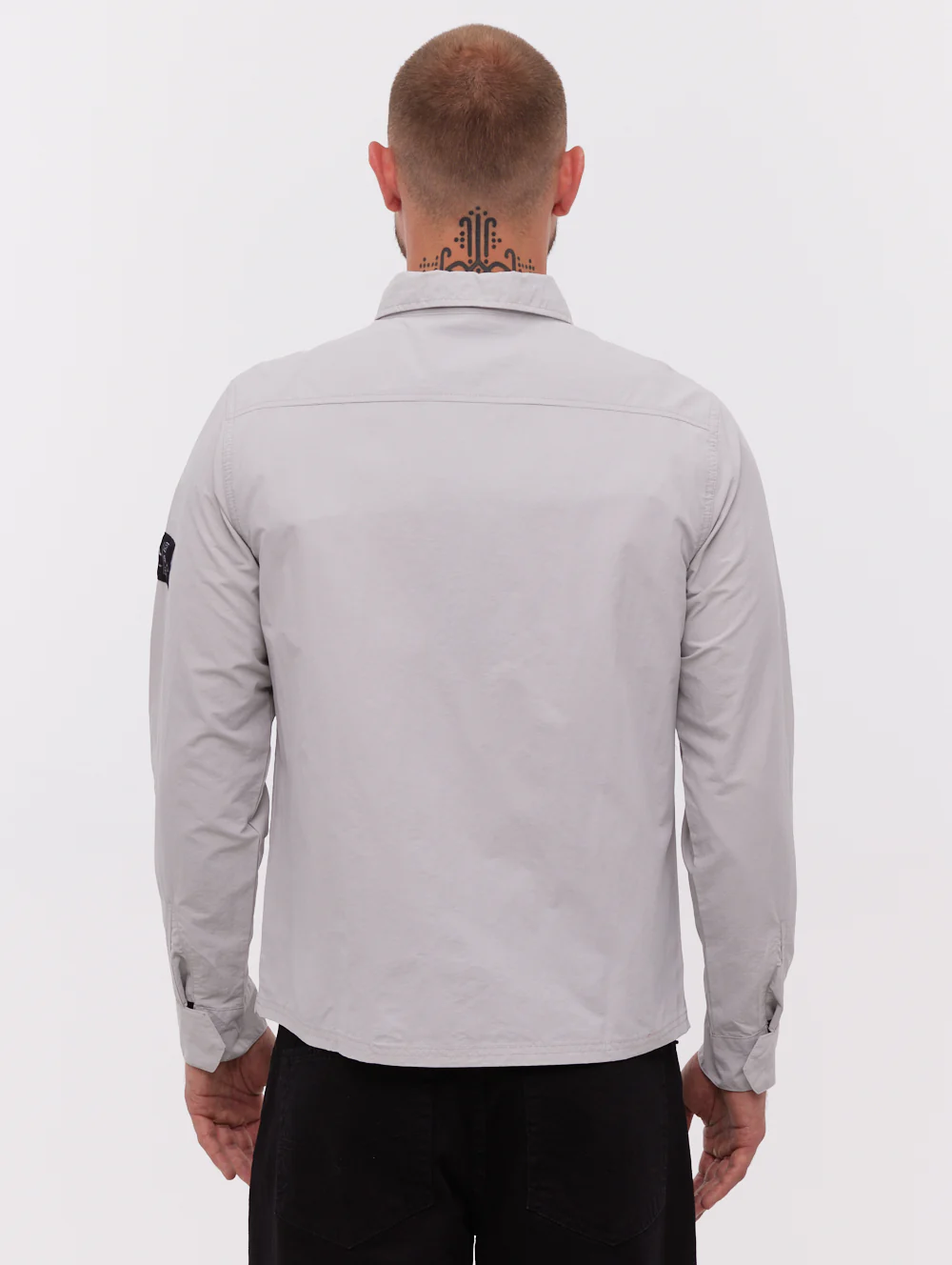 Aikido Zippered Shacket - Grey - Image 5