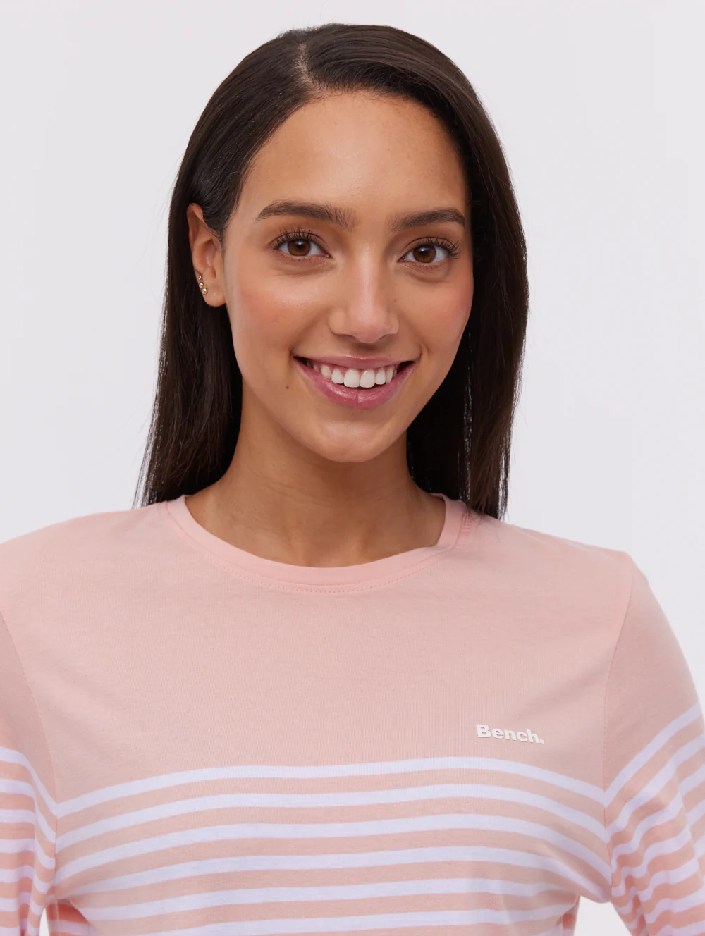 Arian Nautical Stripe 3/4 T-Shirt - Pink - Image 3