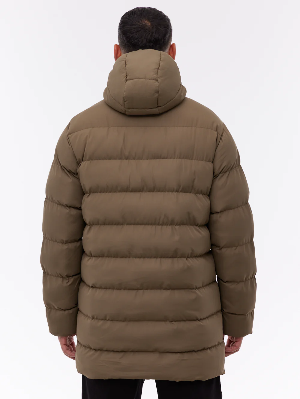 Arviss Hooded Puffer Jacket - Green - Image 3