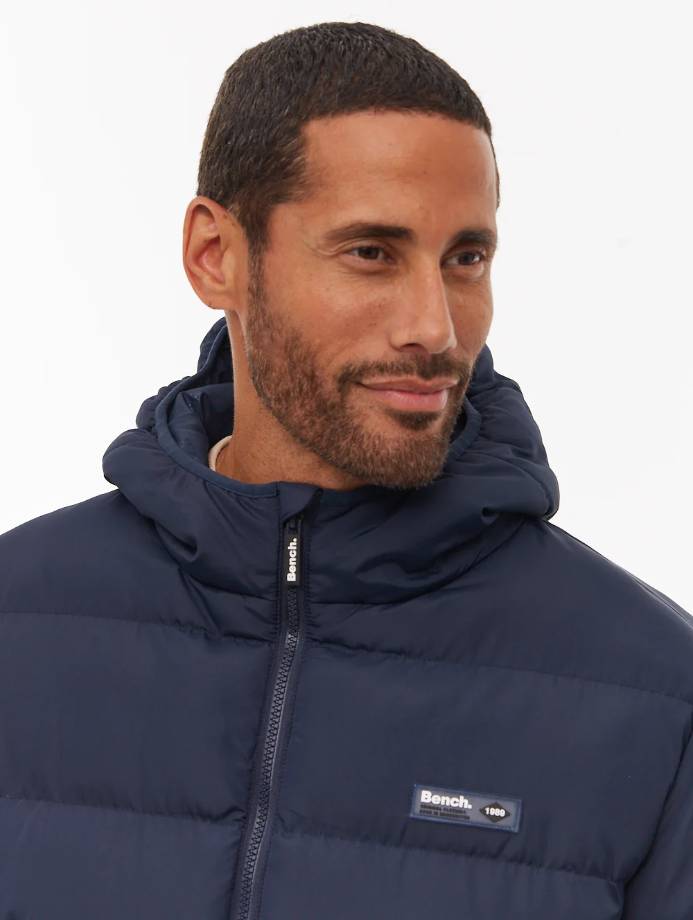 Arviss Hooded Puffer Jacket - Blue - Image 2