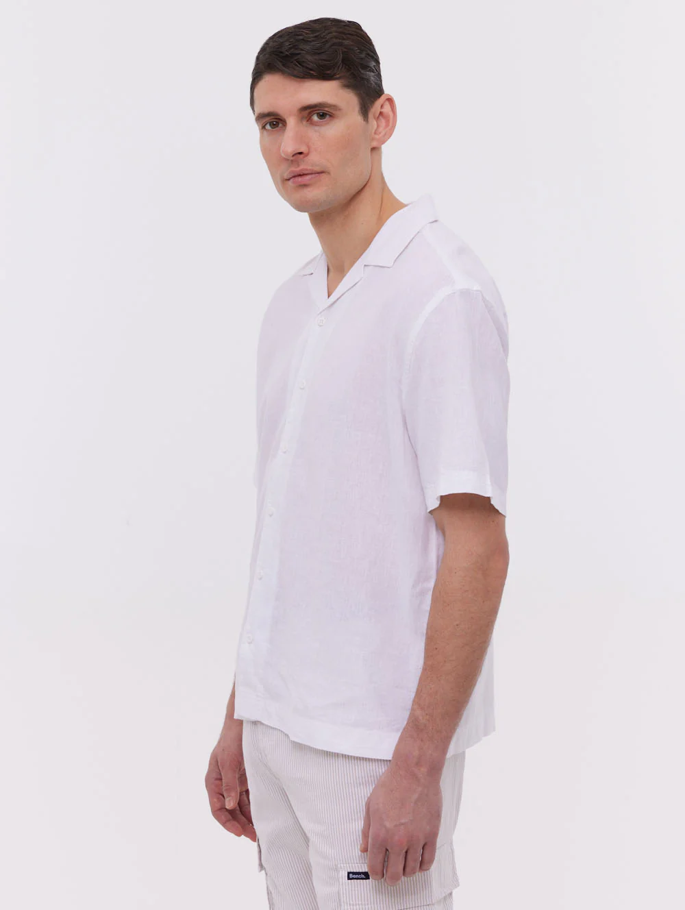 Auxin  Short Sleeve Cabana Shirt - White - Image 4