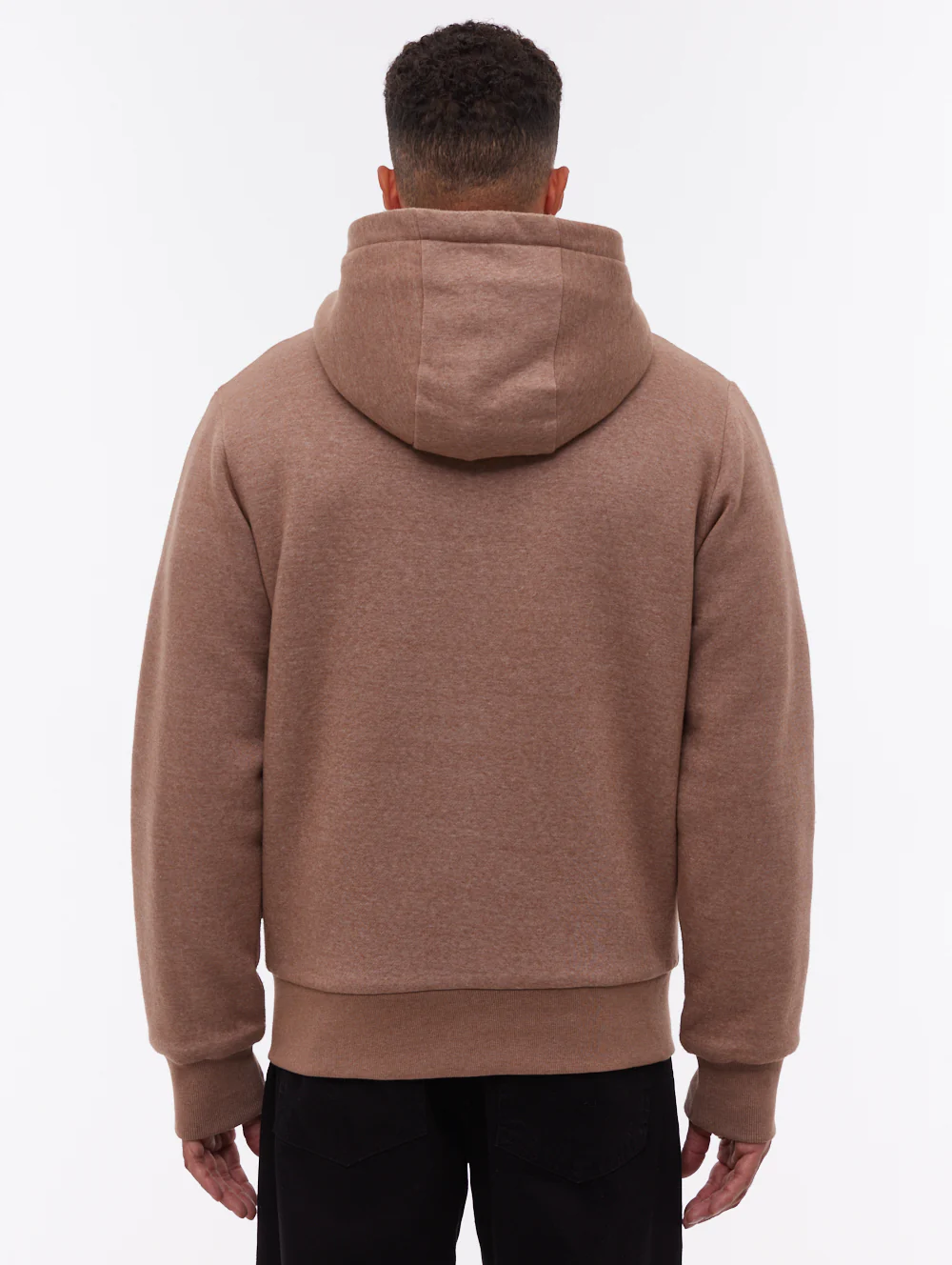 Baraz Sherpa-Lined Zip-Up Hoodie - Brown - Image 3