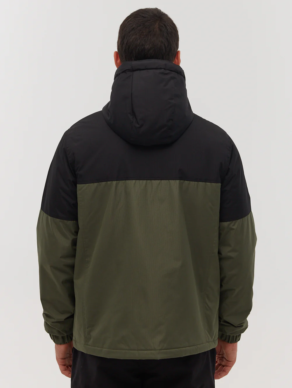 Benja Color Block Hooded Jacket - Green - Image 5