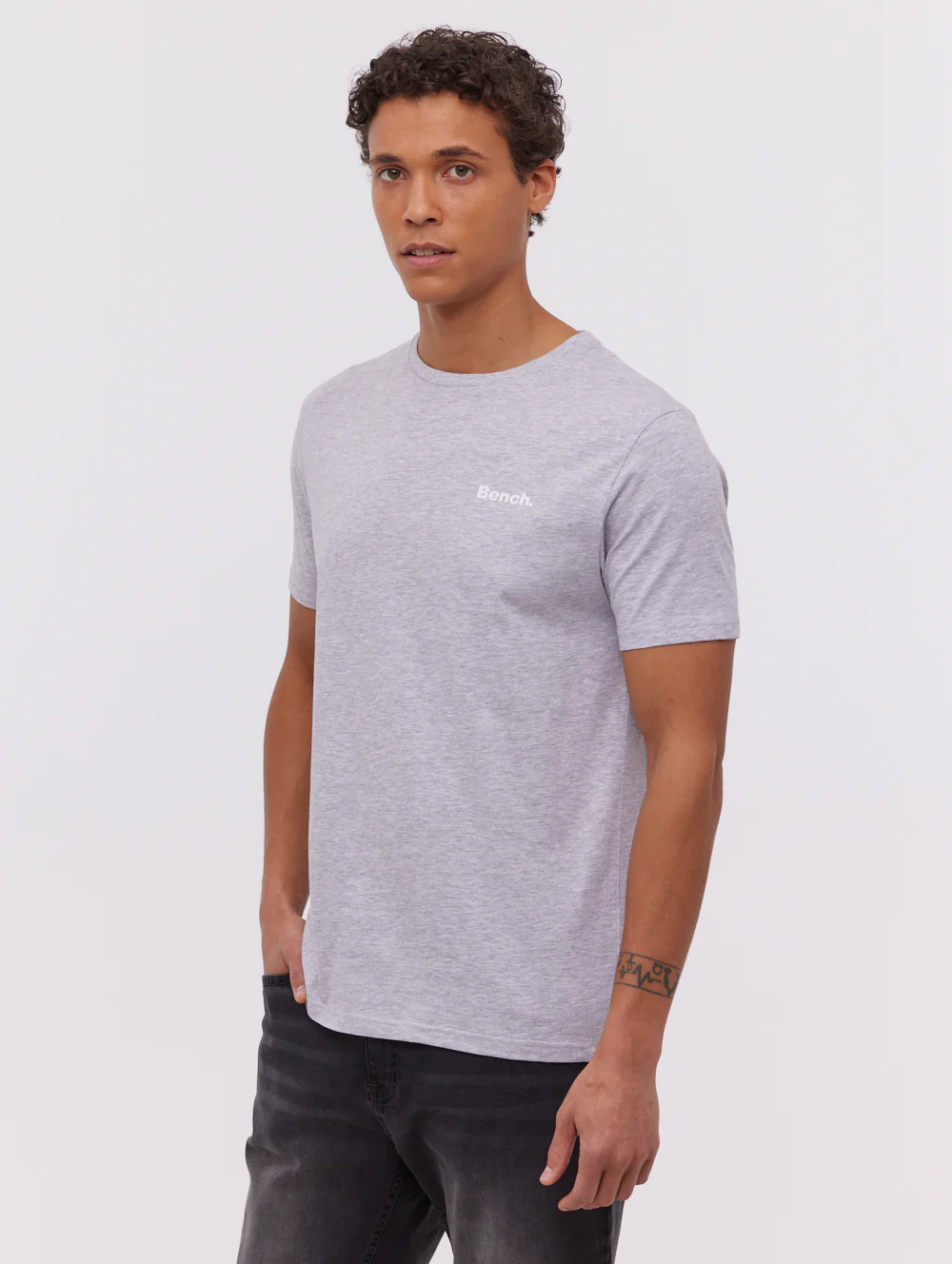 Berrick Emblem T-Shirt - Grey - Image 4