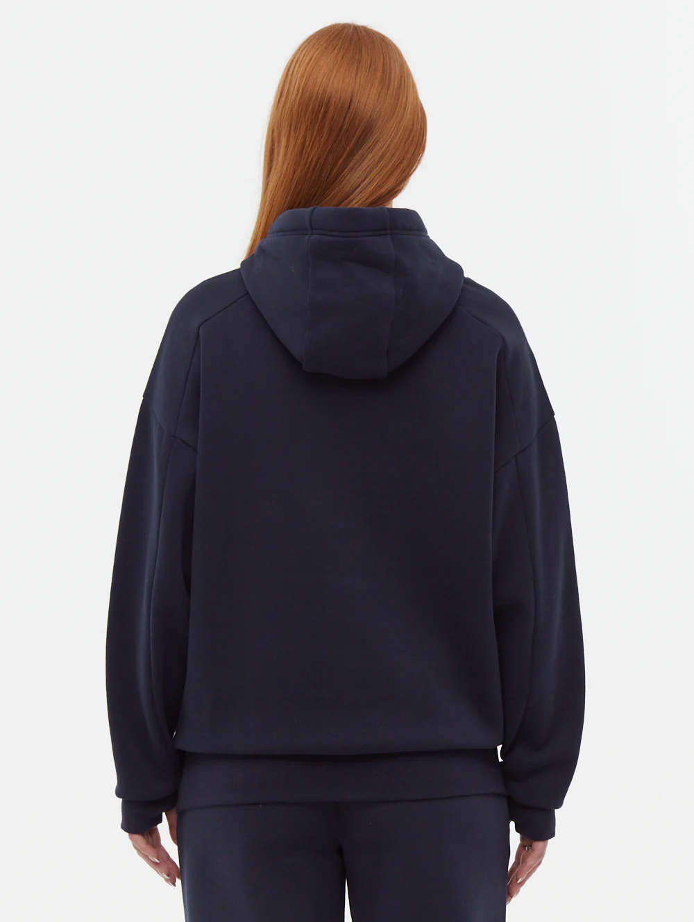 Contessa Script Graphic Oversize Hoodie - Blue - Image 5