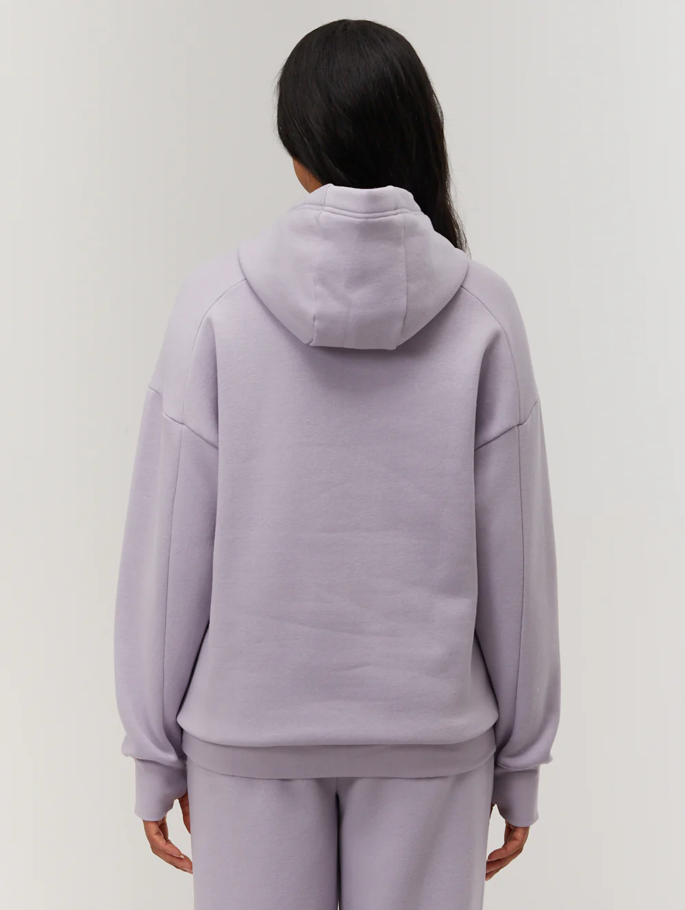 Contessa Script Graphic Oversize Hoodie - Purple - Image 5