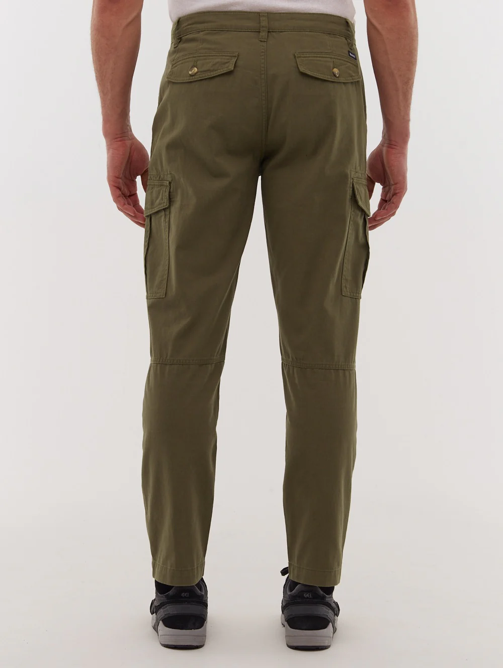 Creelin Classic Cargo Pants - Green - Image 5