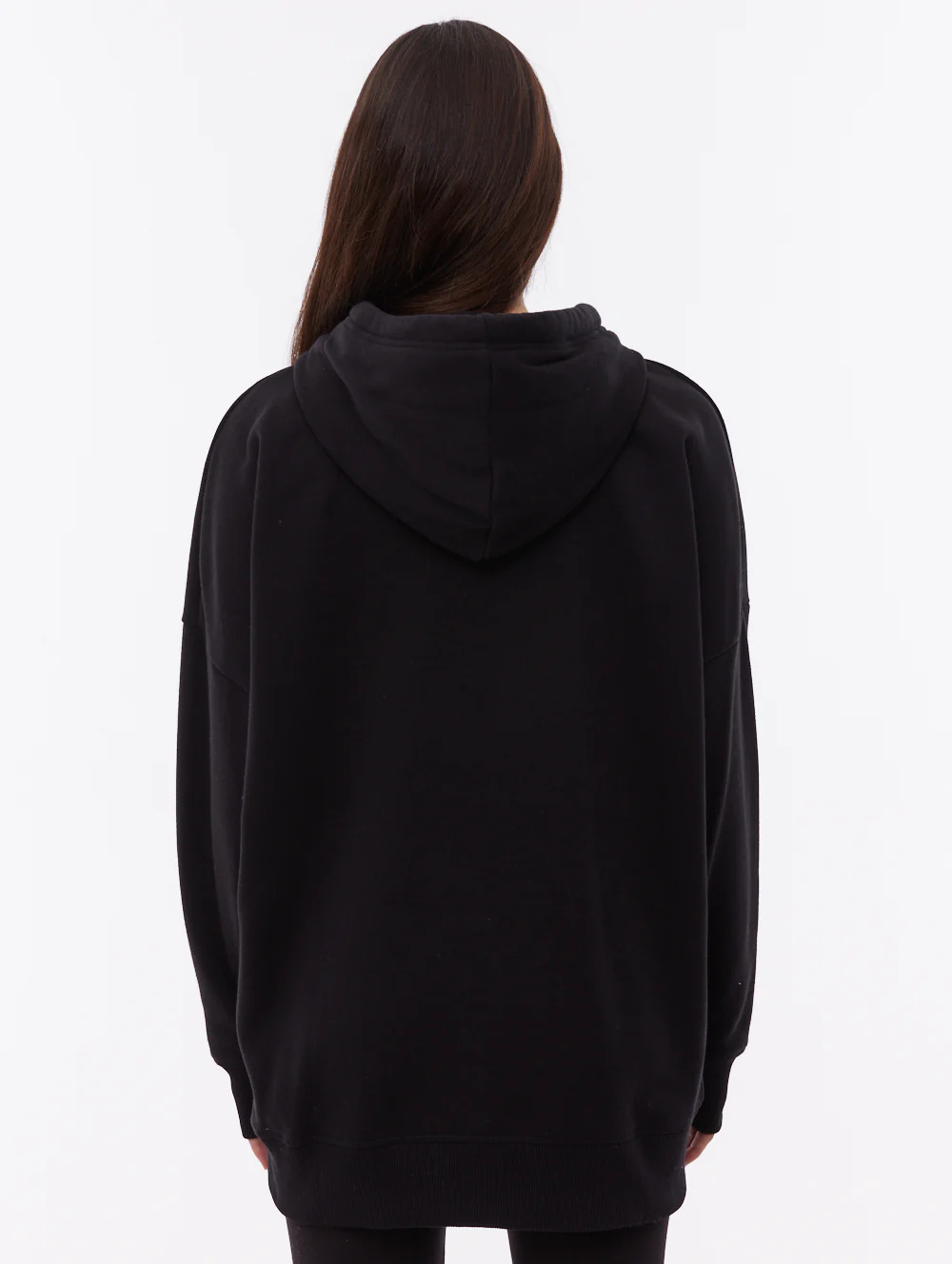 Darea Oversize Emblem Hoodie - Black - Image 3