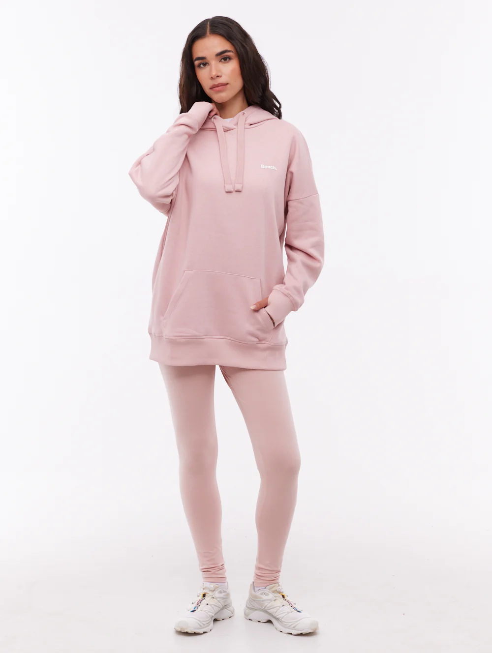 Darea Oversize Emblem Hoodie - Pink - Image 2