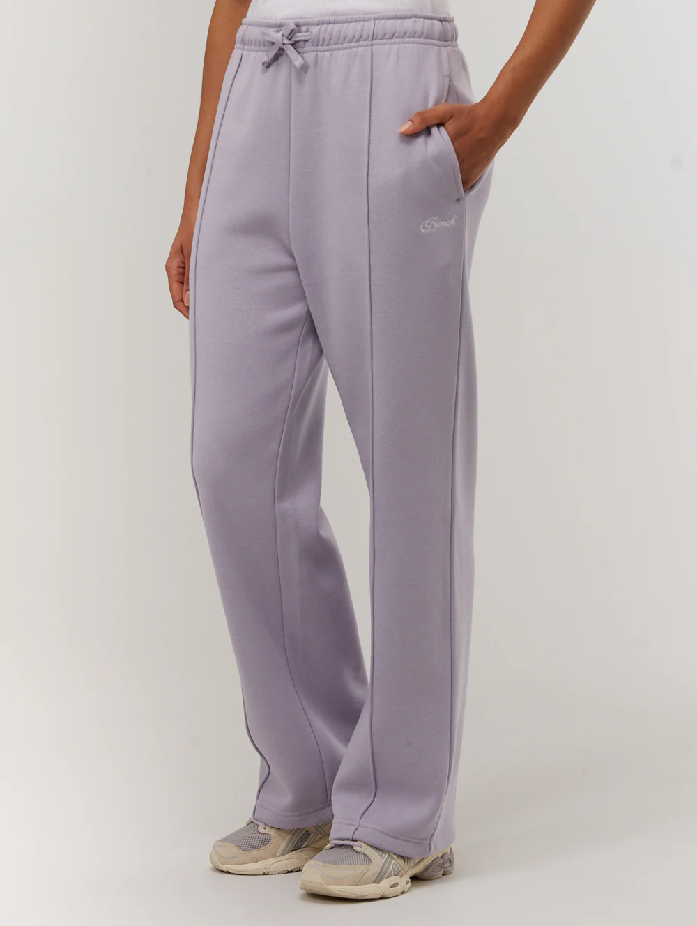 Embla Wide Leg Joggers - Purple - Image 4