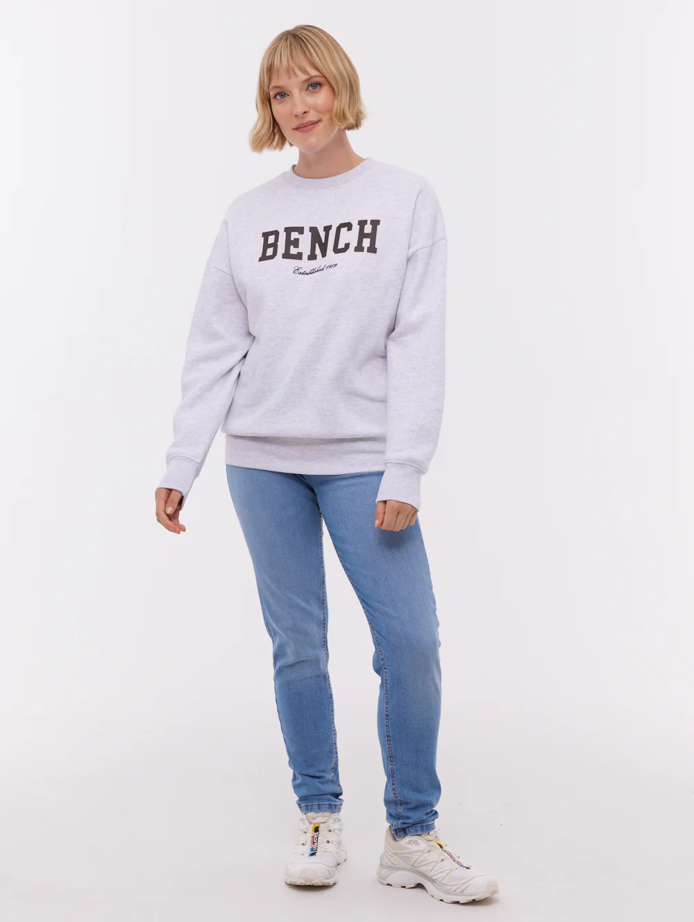 Ercie Collegiate Crew Neck - Grey - Image 2