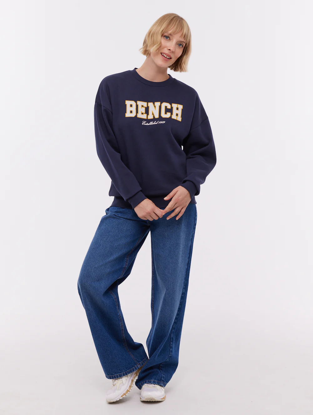 Ercie Collegiate Crew Neck - Blue - Image 2