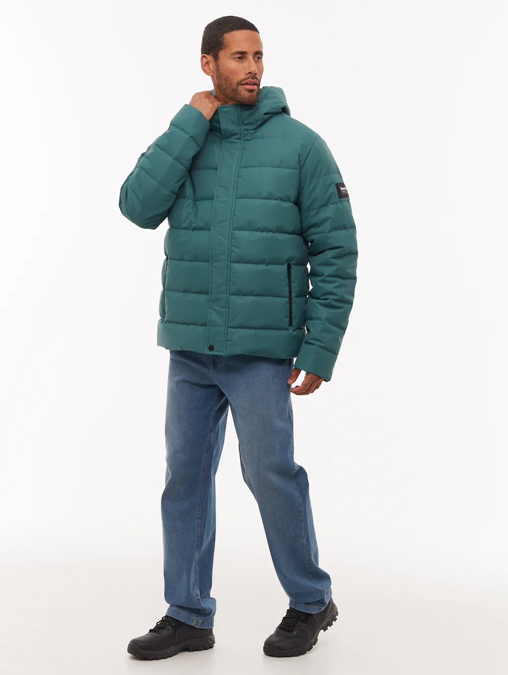 Evolo Puffer Jacket - Green - Image 3
