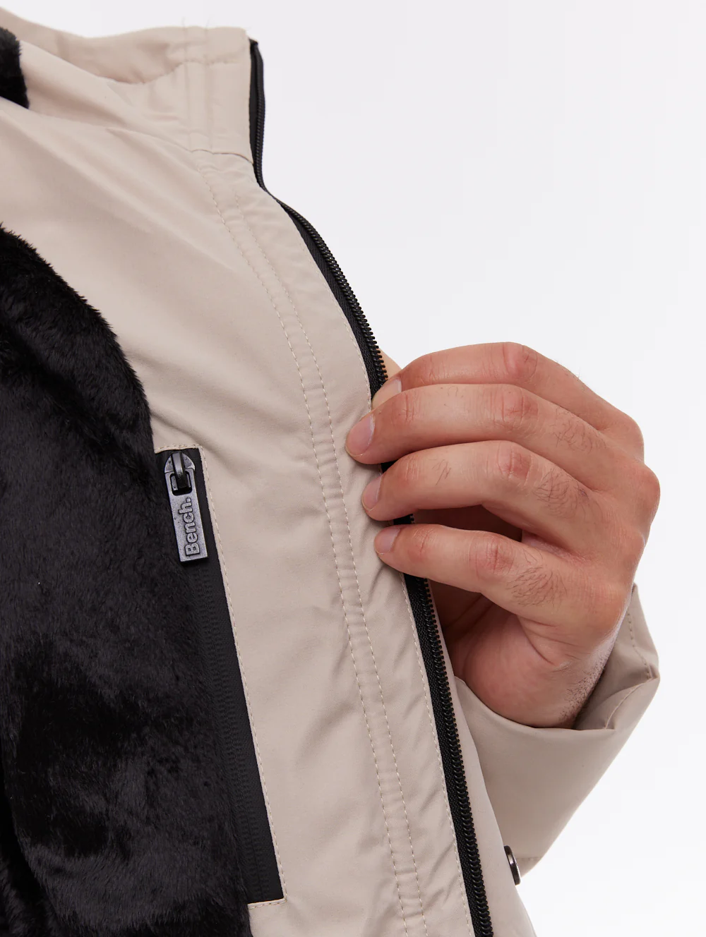 Evolo Puffer Jacket - Beige - Image 3