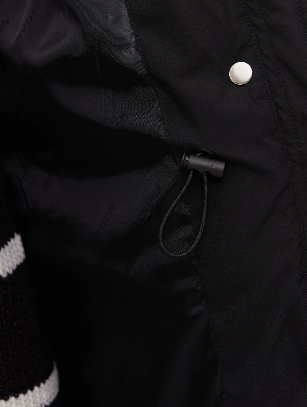 Fina Hooded Puffer Coat - Black - Image 5