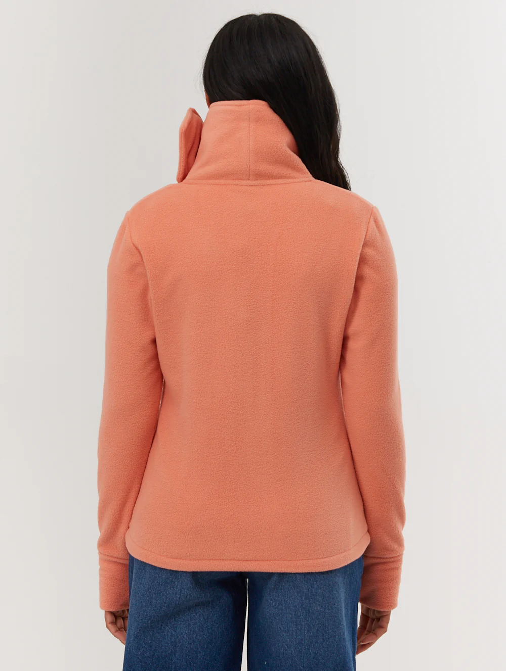 Finish Microfleece Funnel Neck Zip-Up - Pink - Image 5