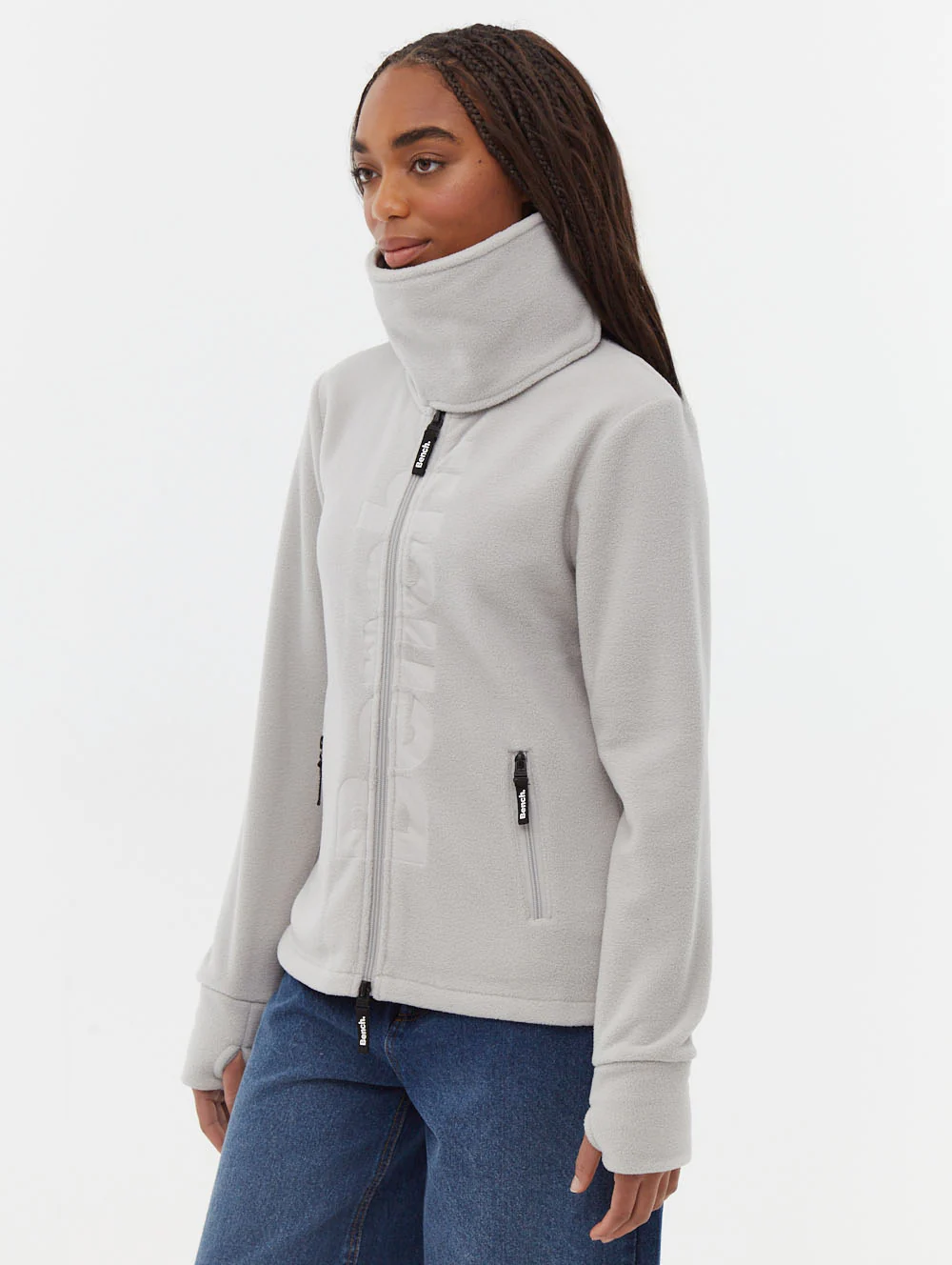Finish Microfleece Funnel Neck Zip-Up - Image 4