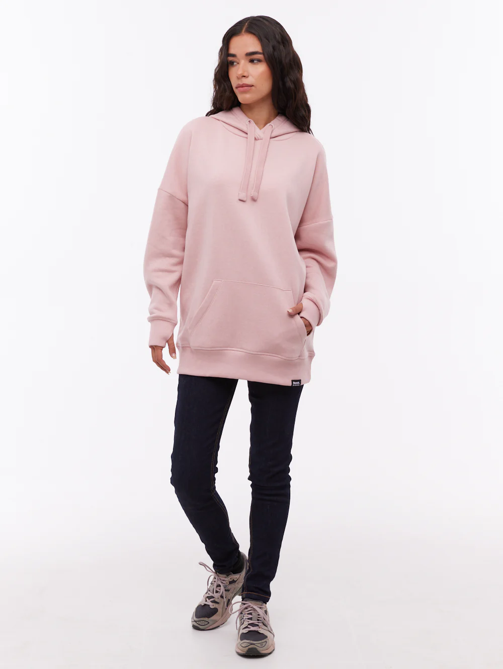 Fray Oversize Hoodie - Pink - Image 2
