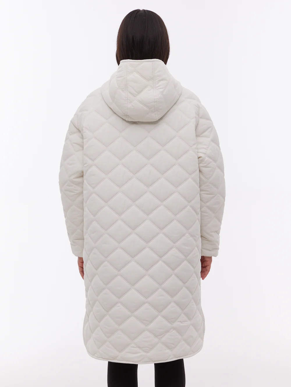 Gemna Quilted Parka - White - Image 3