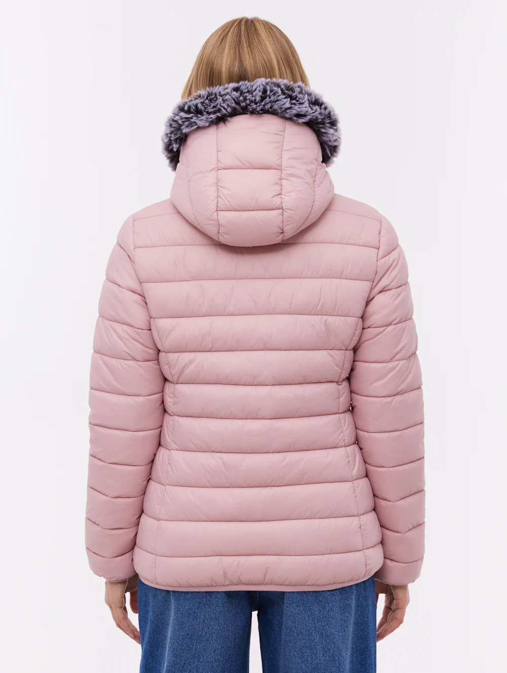 Harel Hooded Puffer Jacket - Pink - Image 4