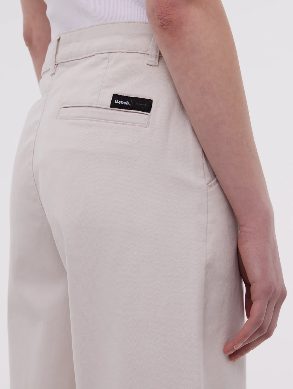 Heera Wide Leg Pants - Beige - Image 3