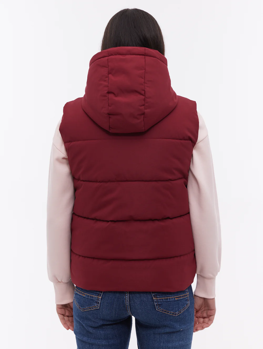 Hollew Hooded Vest - Red - Image 3