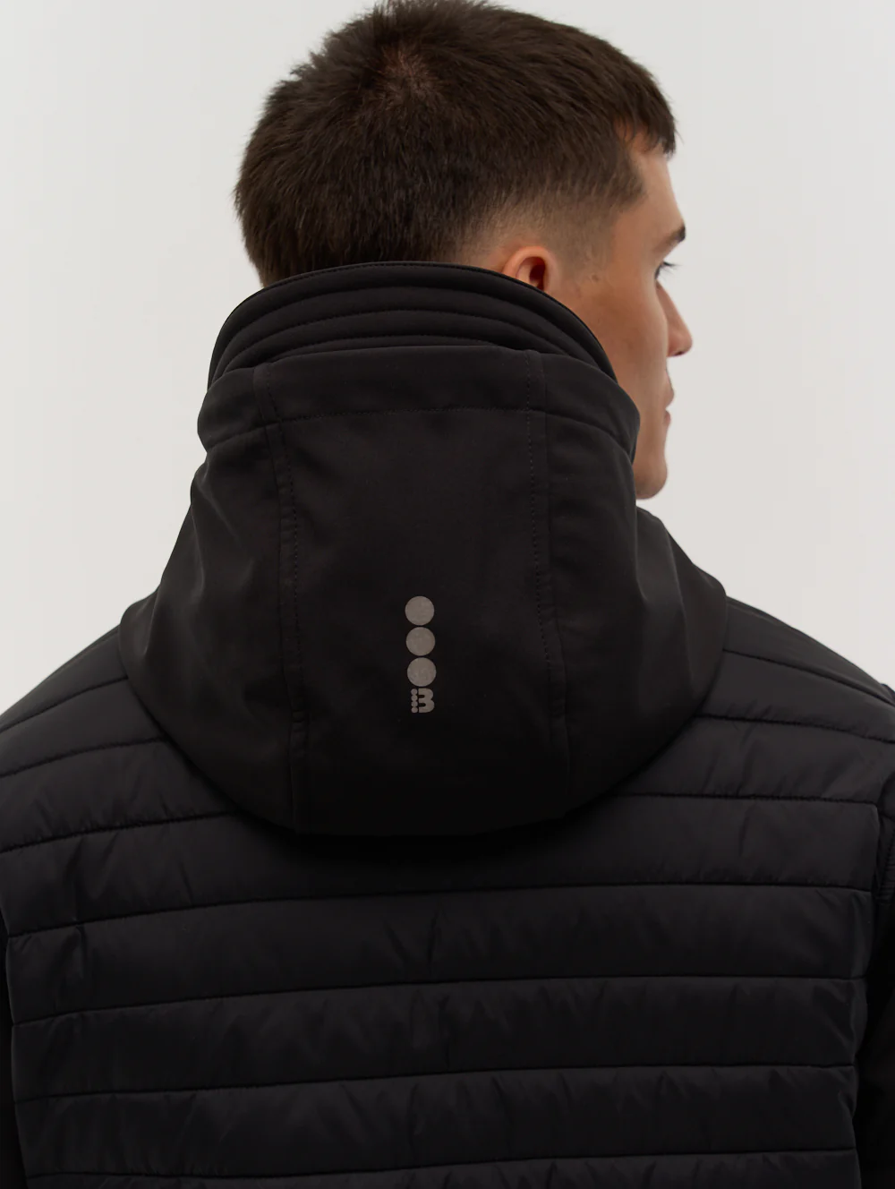 Eco-Friendly Hooded Hybrid Jacket - Image 3