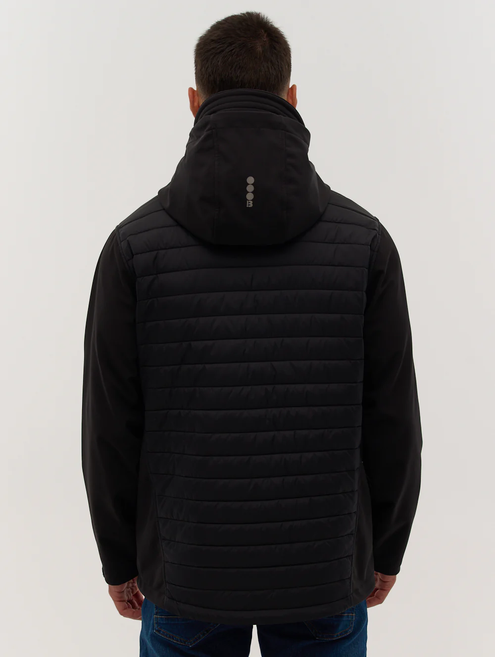 Eco-Friendly Hooded Hybrid Jacket - Image 5