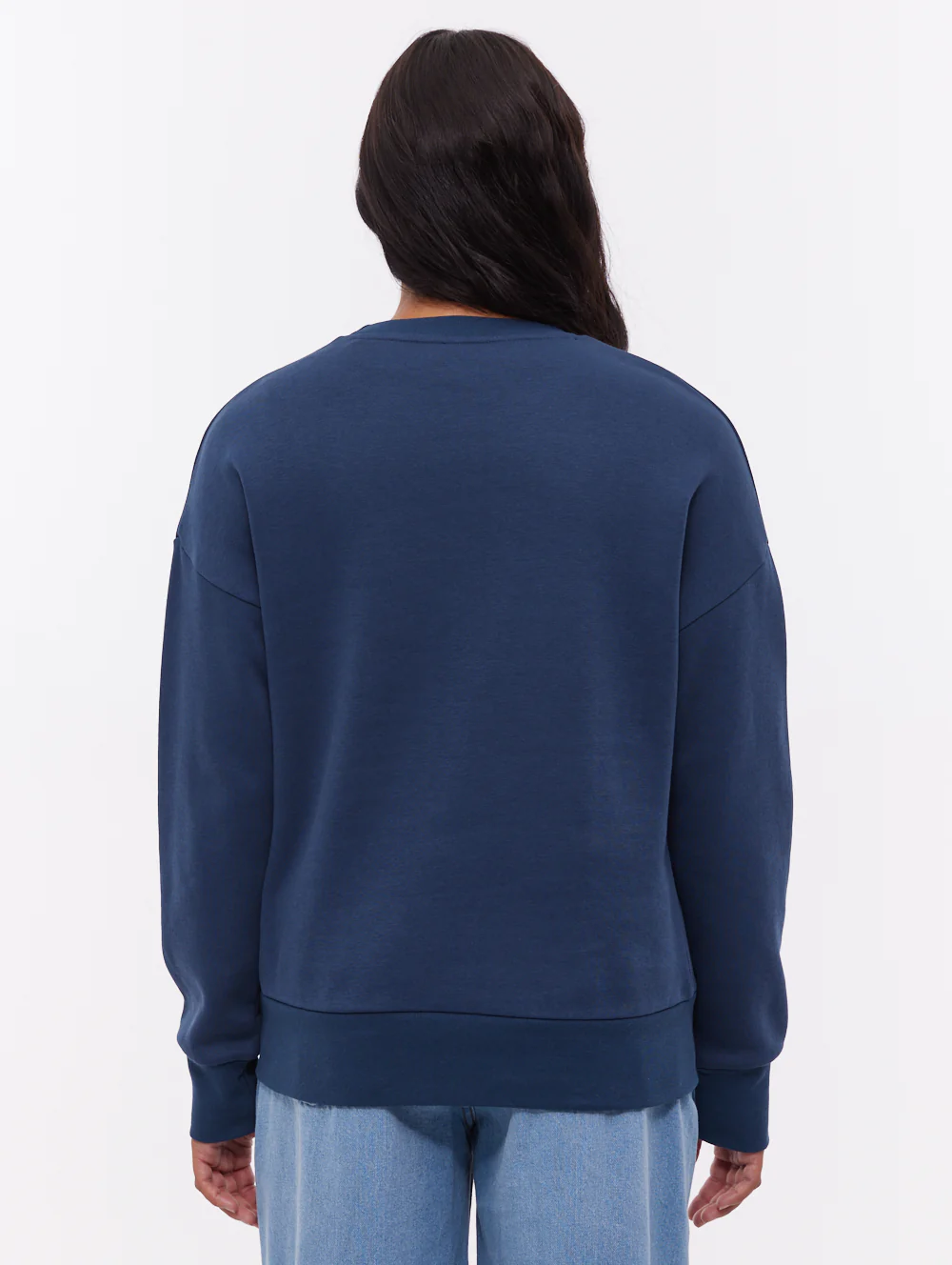 Ilma Deboss Crew Neck - Blue - Image 3