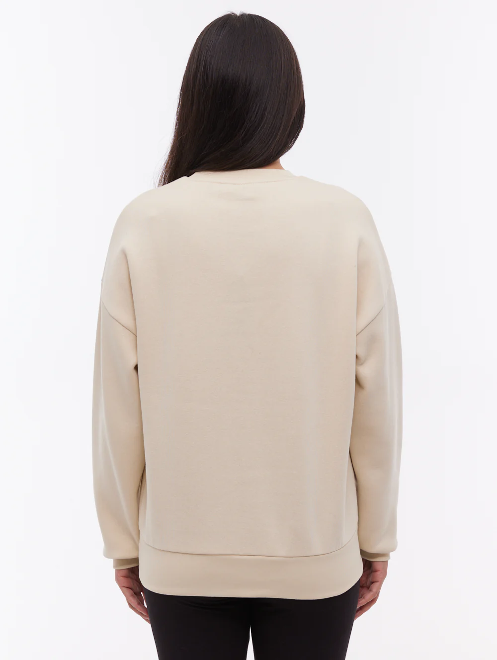 Ilma Deboss Crew Neck - White - Image 3