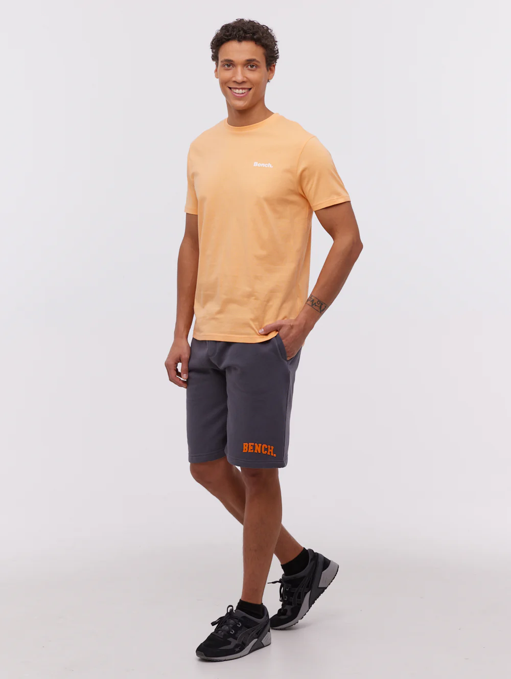 Jackton Collegiate Jogger Shorts - Grey - Image 2