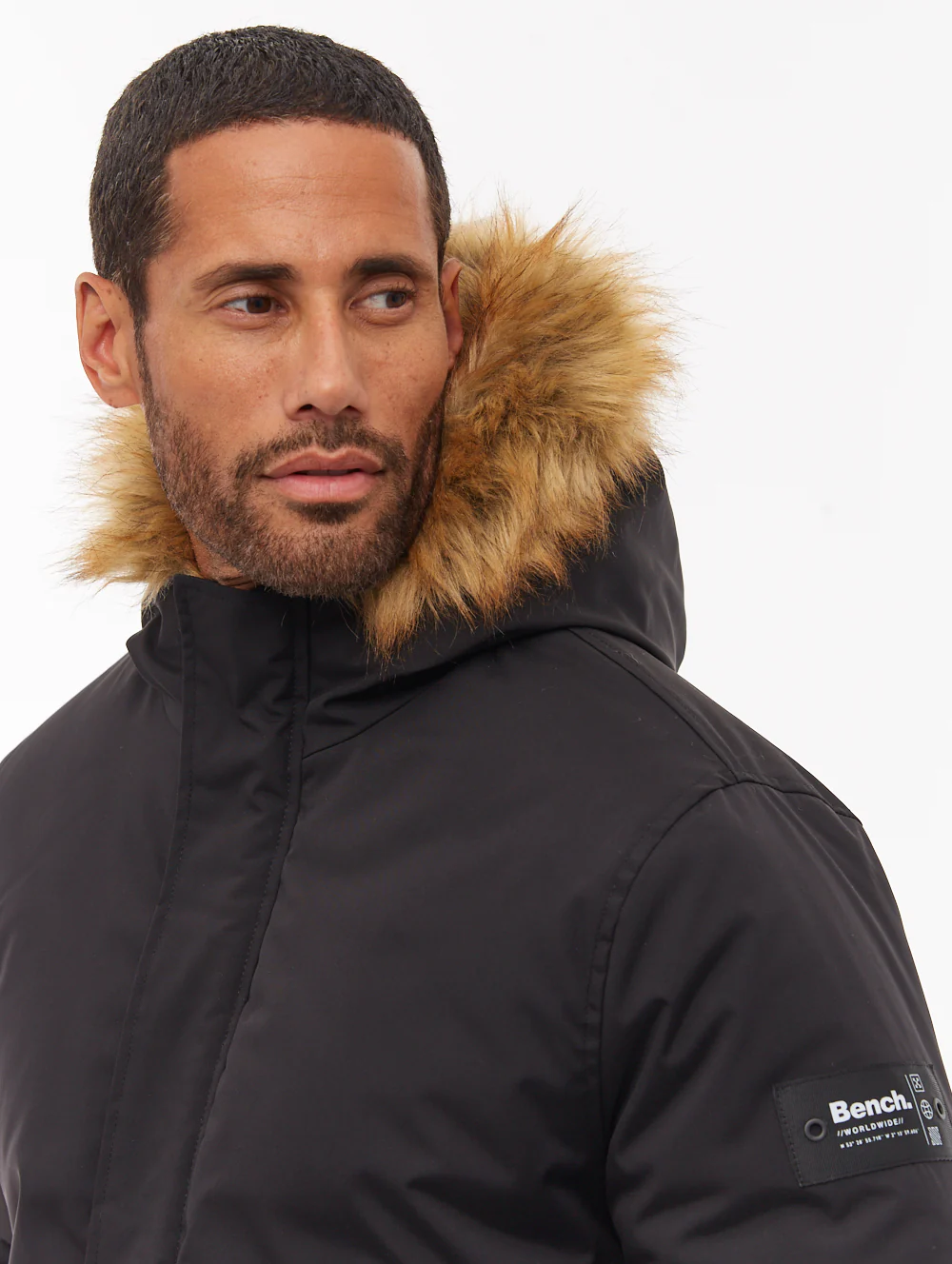 Jarryl Hooded Parka - Black - Image 2