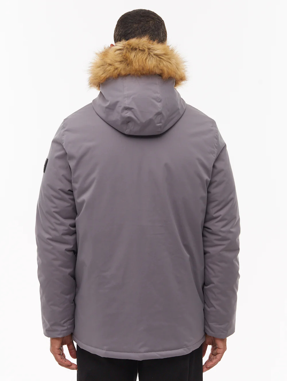 Jarryl Hooded Parka - Grey - Image 4