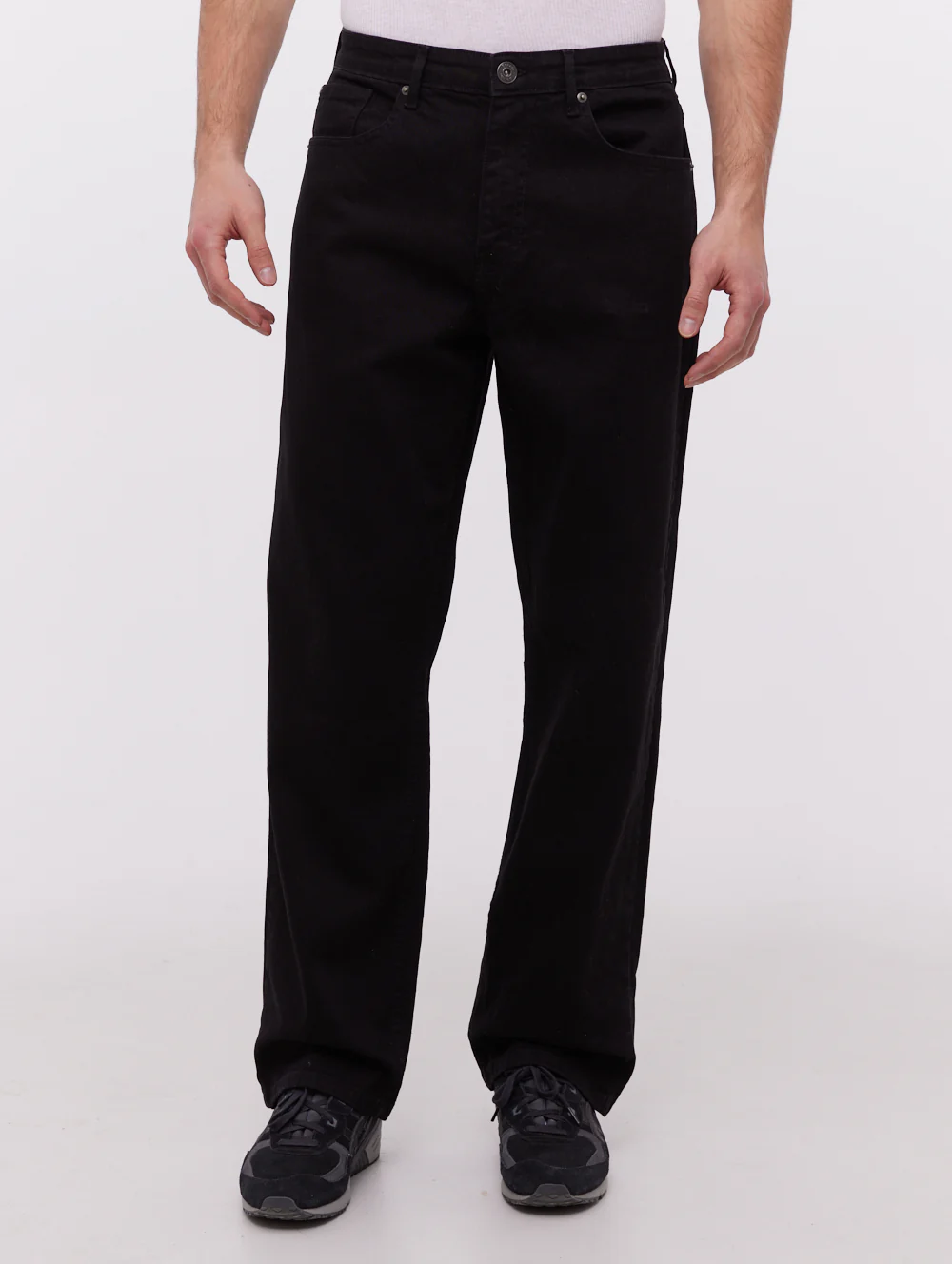 Jeffers Relaxed Fit Jeans - Black