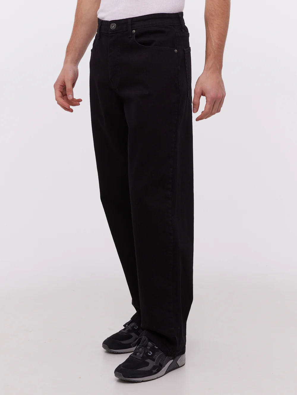 Jeffers Relaxed Fit Jeans - Black - Image 4