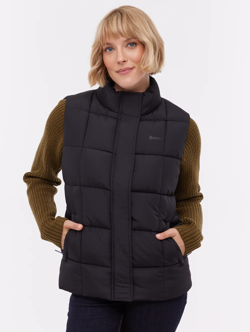 Kacie Puffer Vest - Black