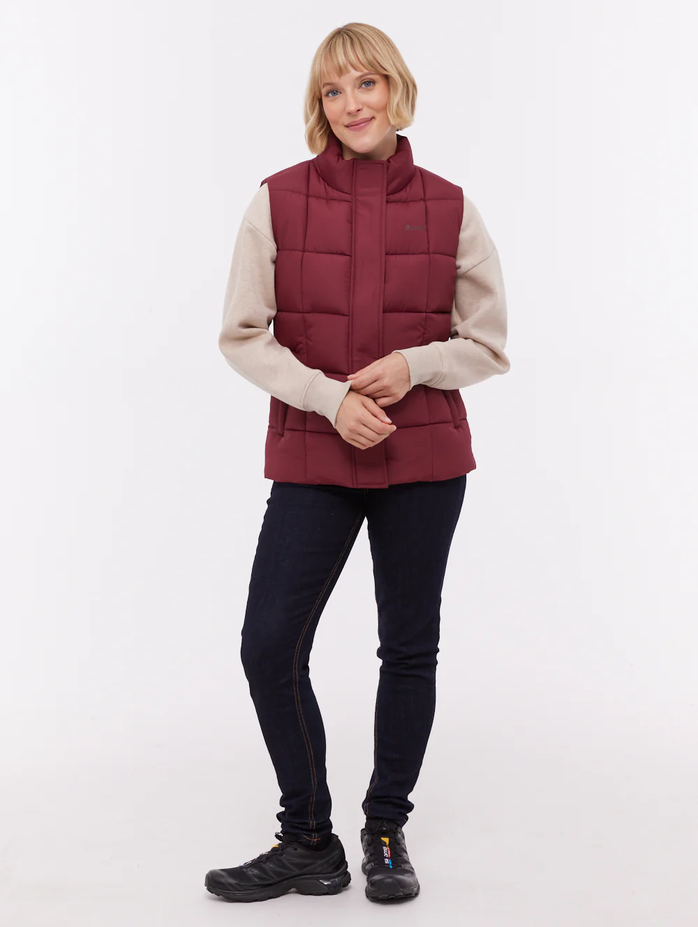 Kacie Puffer Vest - Red - Image 2