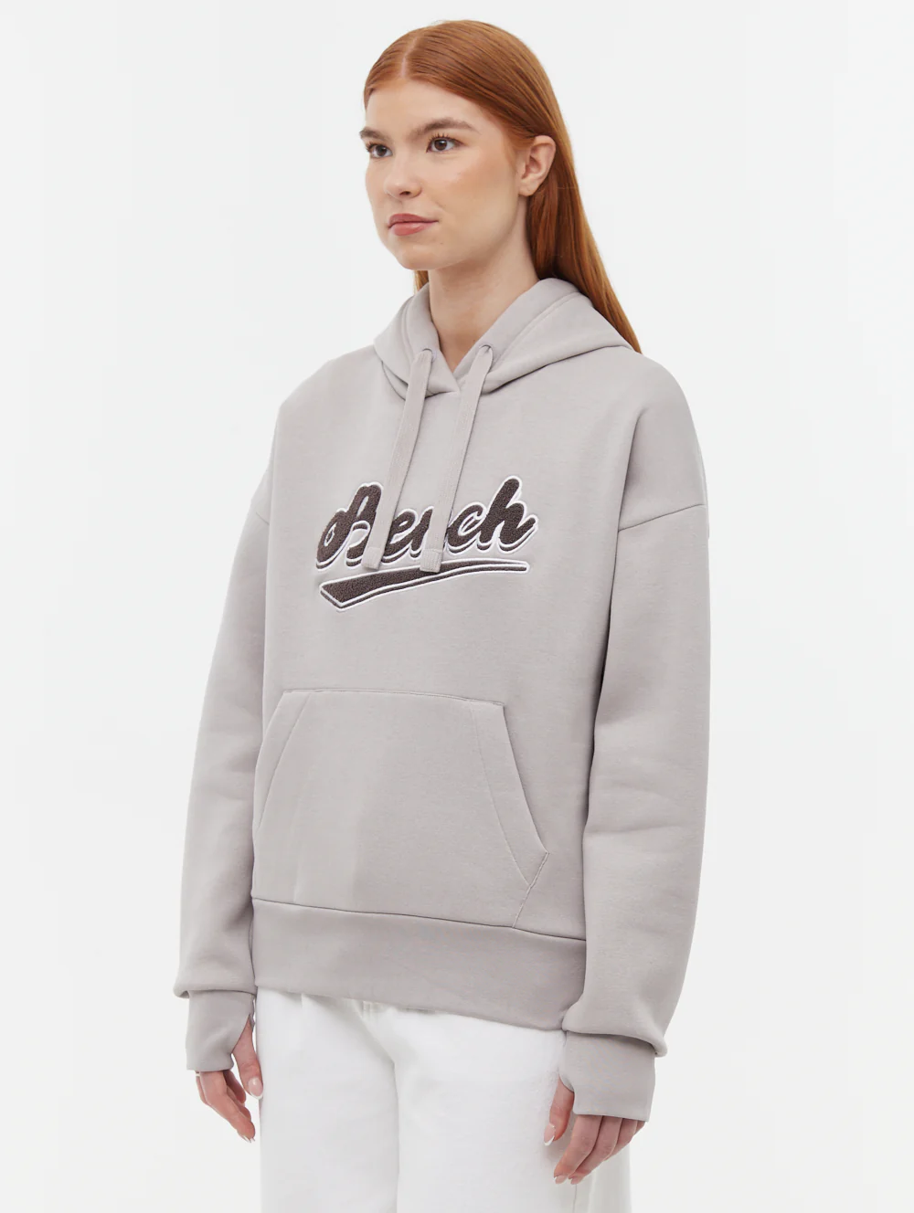 Karolina Retro Logo Hoodie - Grey - Image 4