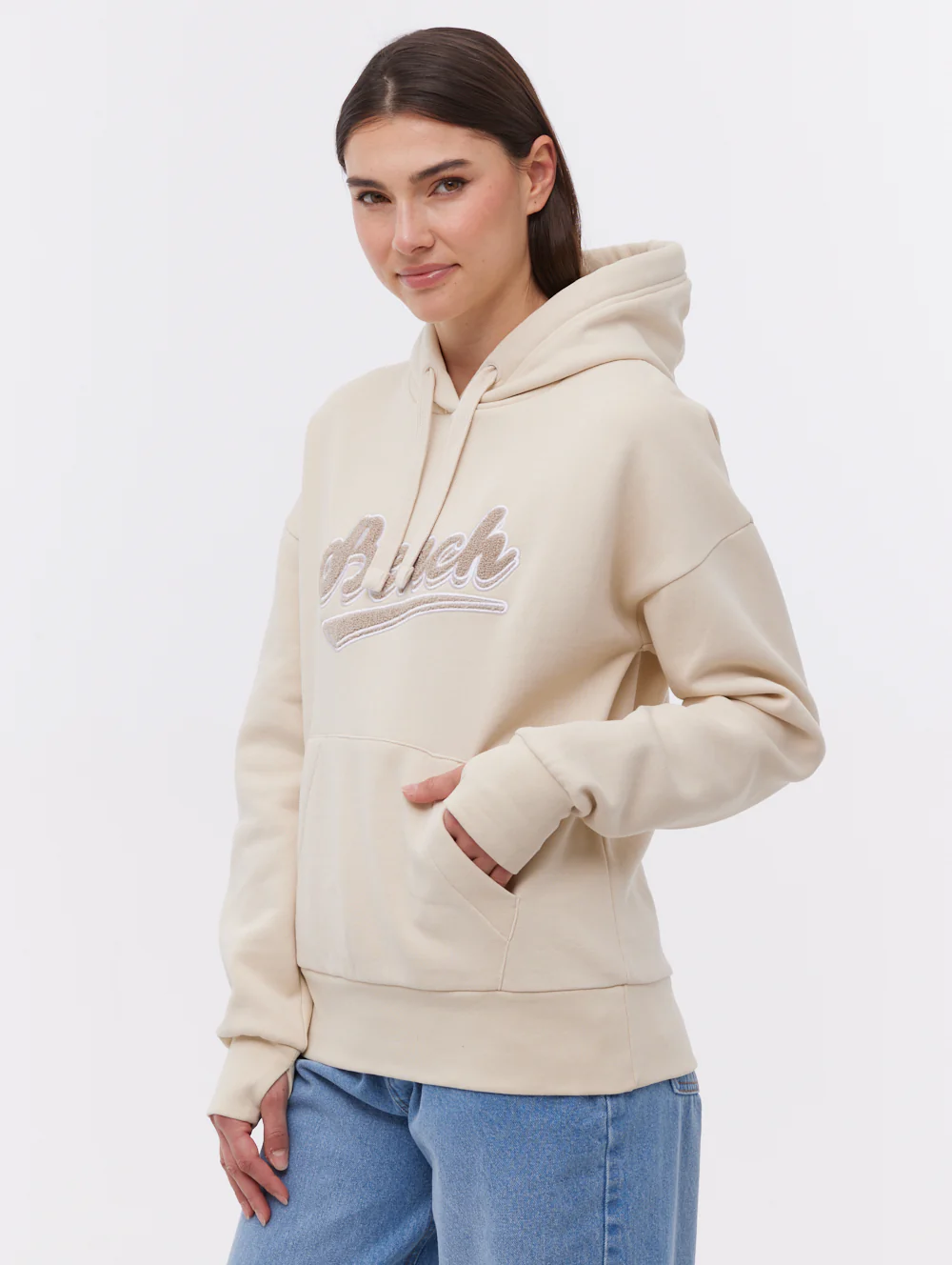 Karolina Retro Logo Hoodie - Grey - Image 4