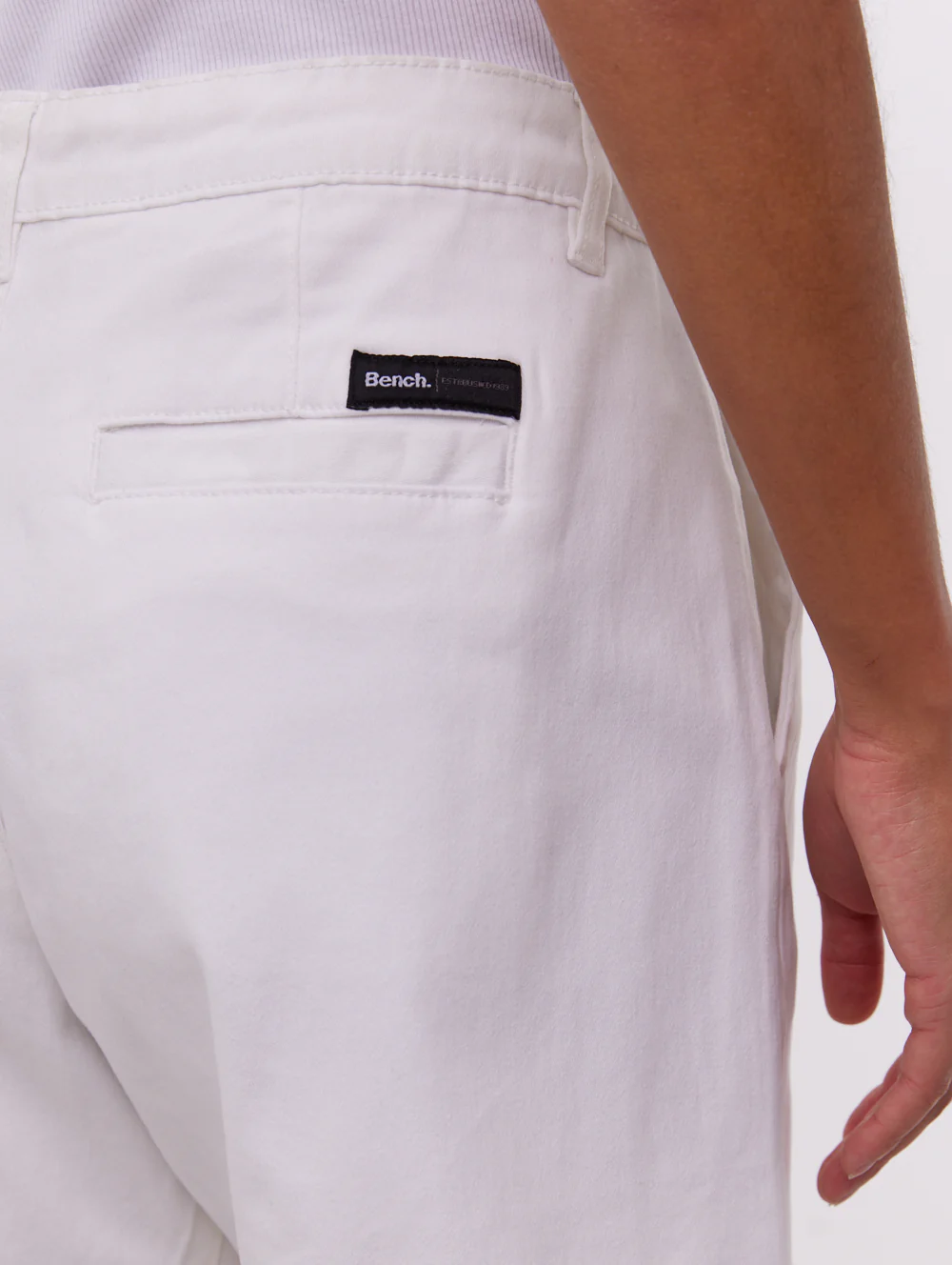 Kaynan Chino Shorts - White - Image 3