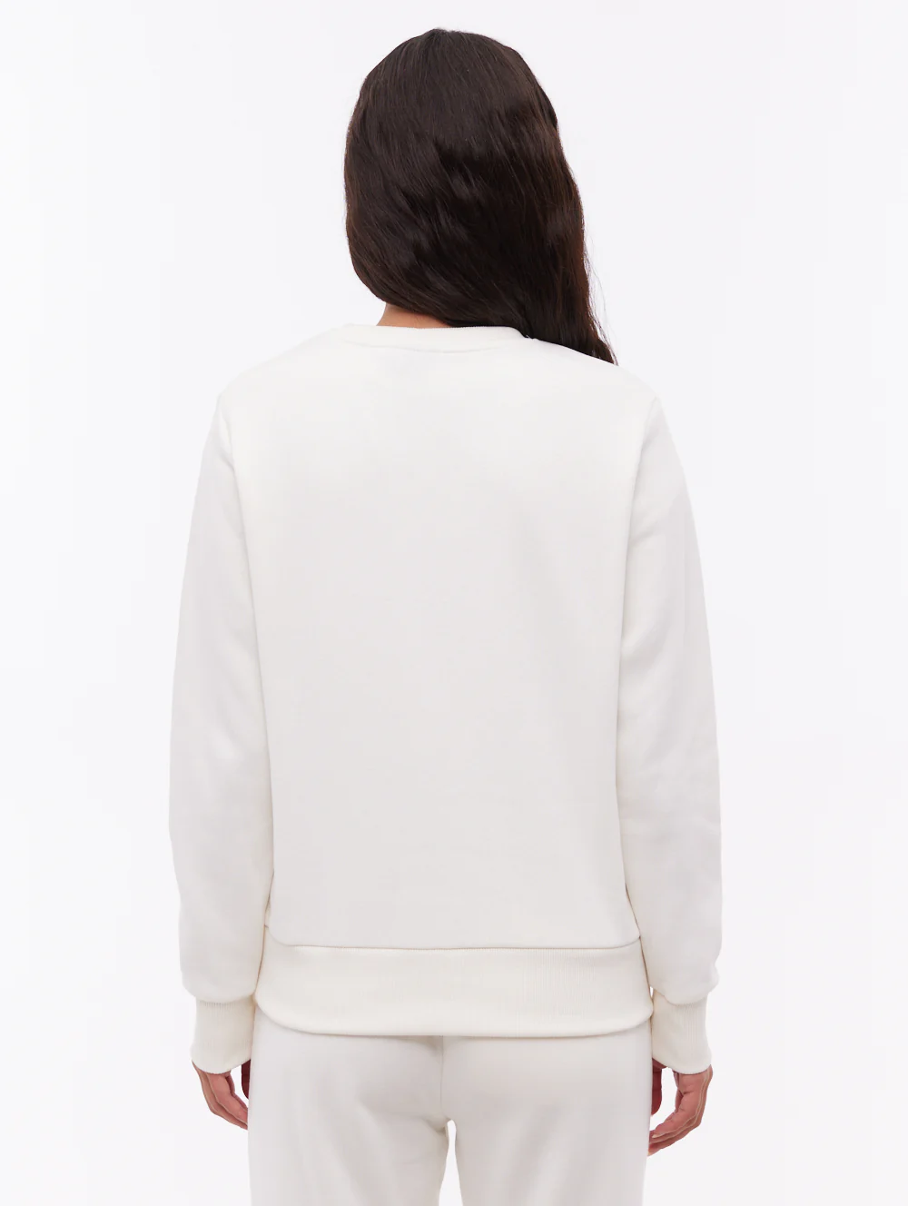 Keli Emblem Crew Neck - White - Image 3