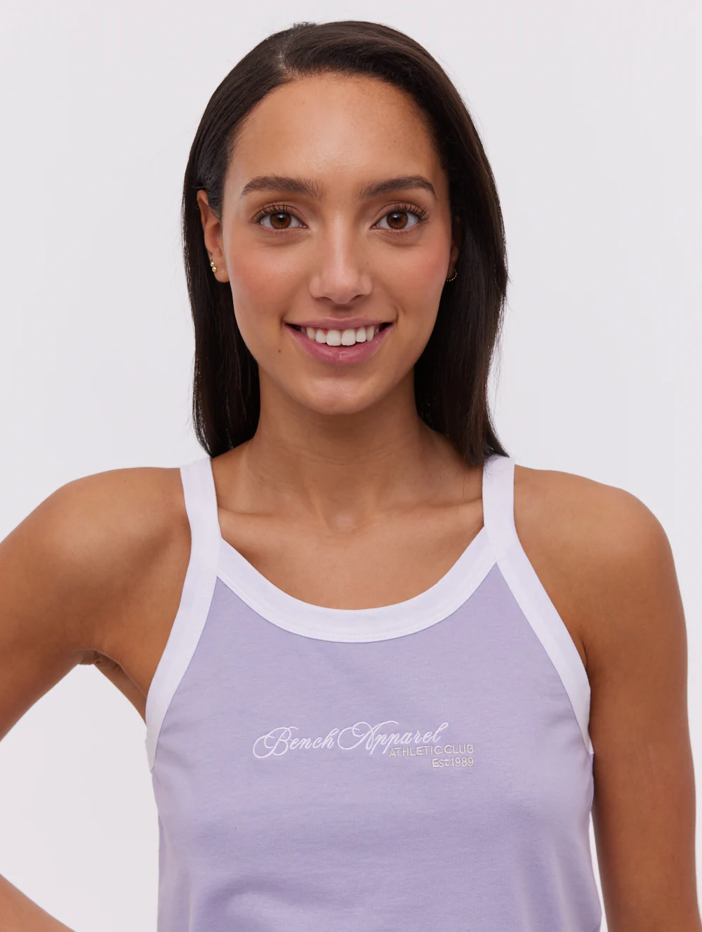 Kiyomi Ringer Tank Top - Purple - Image 3