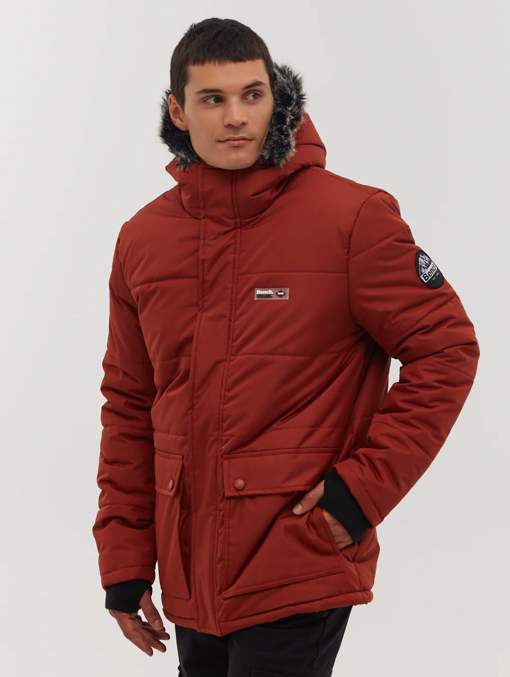 Koufax Puffer Parka - Red - Image 3