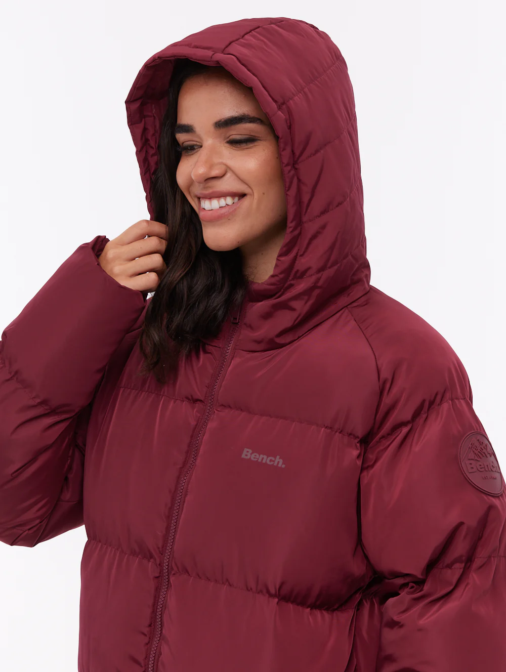 Larah Midi Parka - Red - Image 2