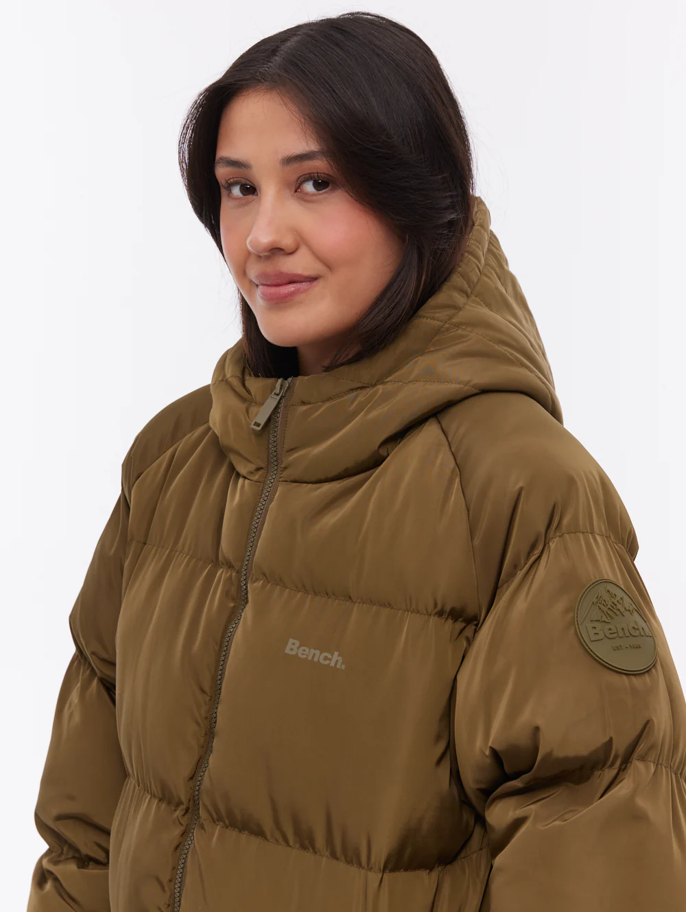 Larah Midi Parka - Green - Image 2