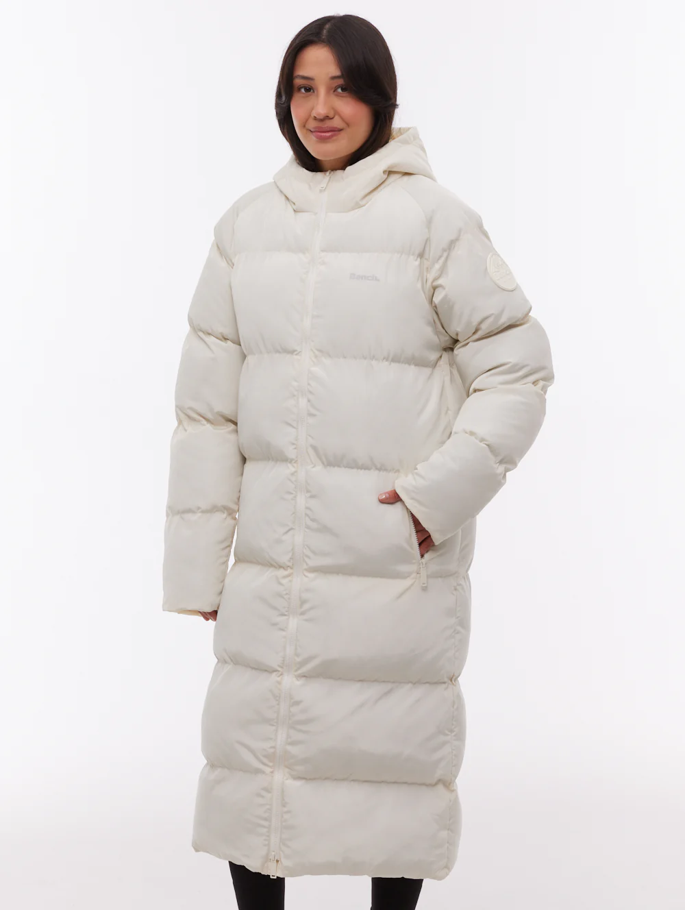Larah Midi Parka - White