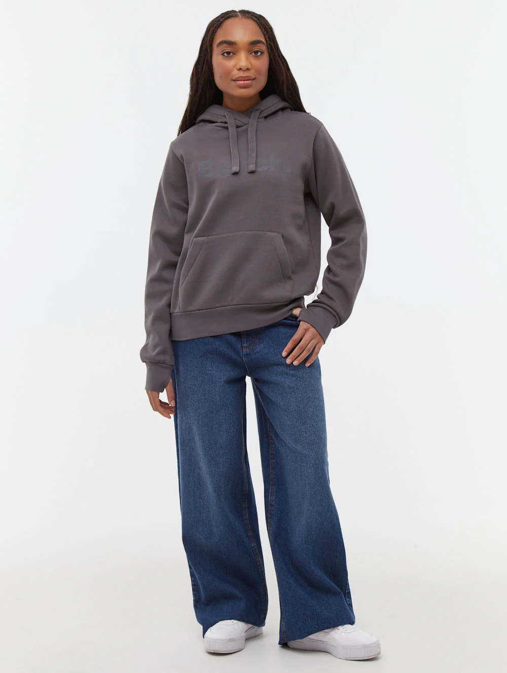 Lerenne Tonal Logo Hoodie - Grey - Image 2