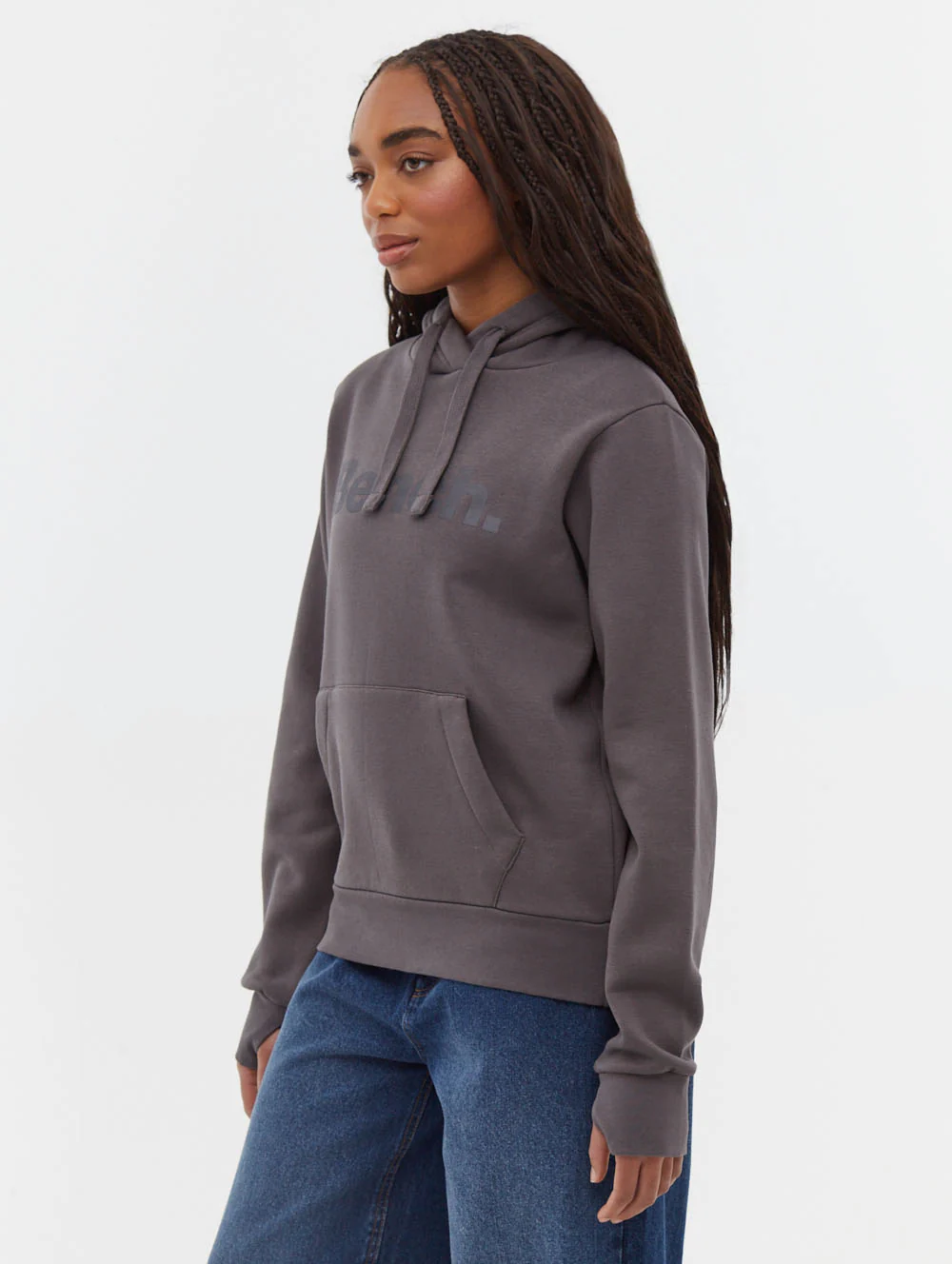Lerenne Tonal Logo Hoodie - Grey - Image 4